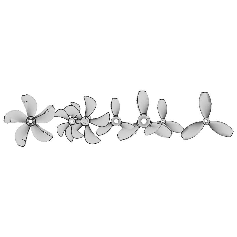 4 Propellers - Standard Mechanical Component