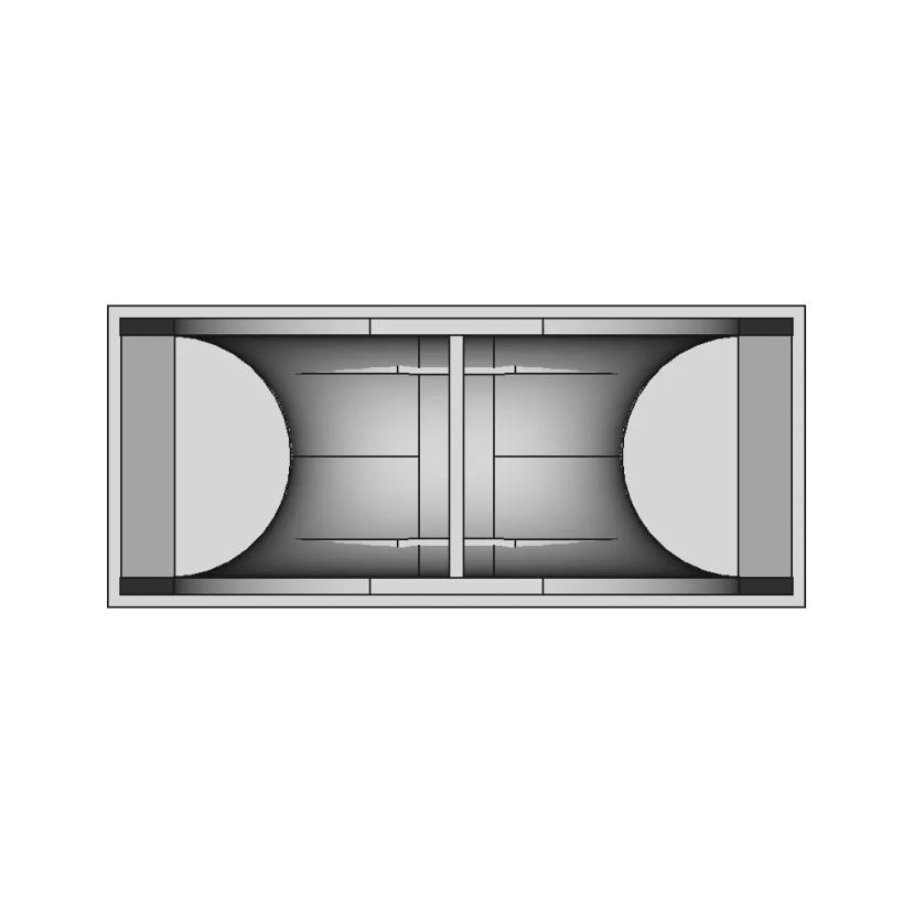 Swl 204T Panama Chock - Downloadable CAD Representation