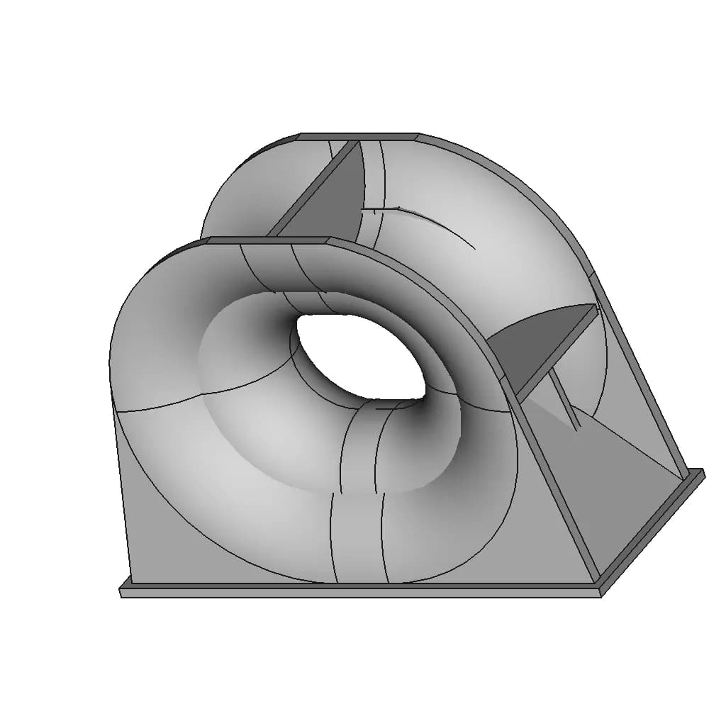 Swl 204T Panama Chock - Downloadable CAD Representation_60_30_degree_snapshot