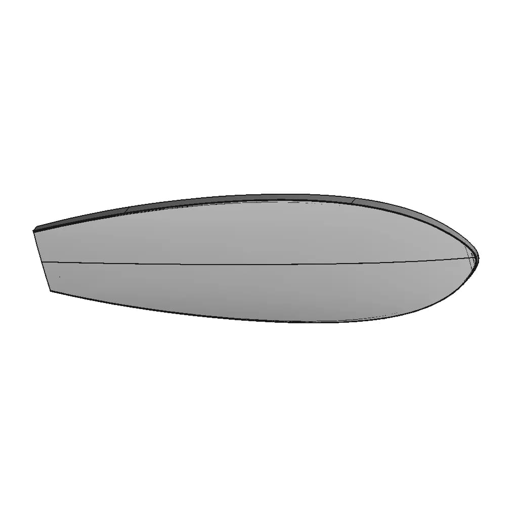 Stand Up Paddleboard | High-Quality CAD Model_60_30_degree_snapshot