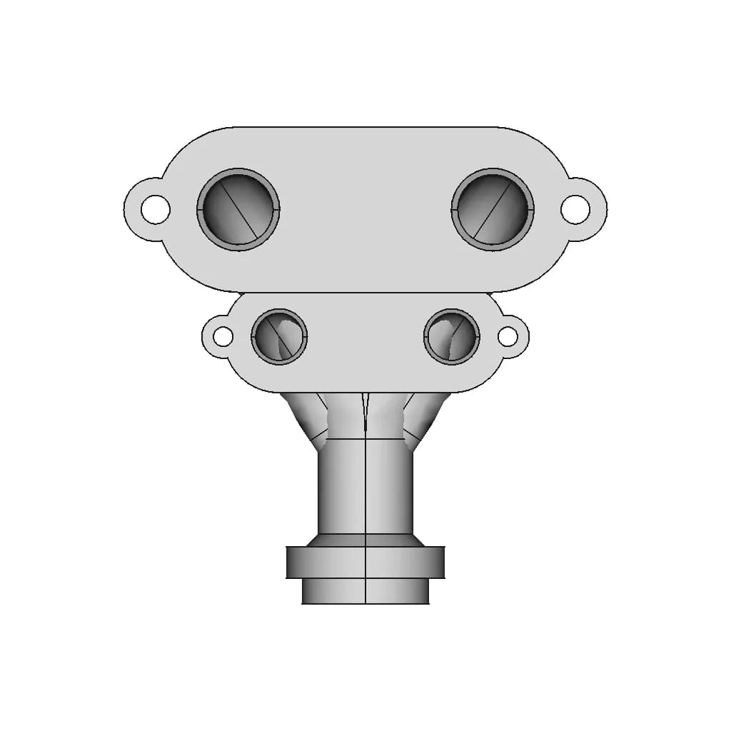 Pipe With Flange | 3D Engineering Design File_0_0_degree_snapshot