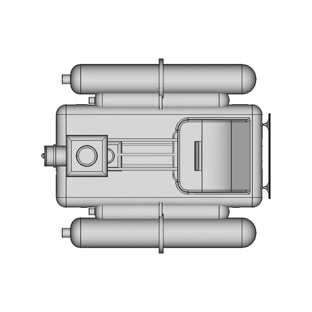 Ocean Research Amphibious Drone. Hydrogen Powered. | High-Quality CAD Model