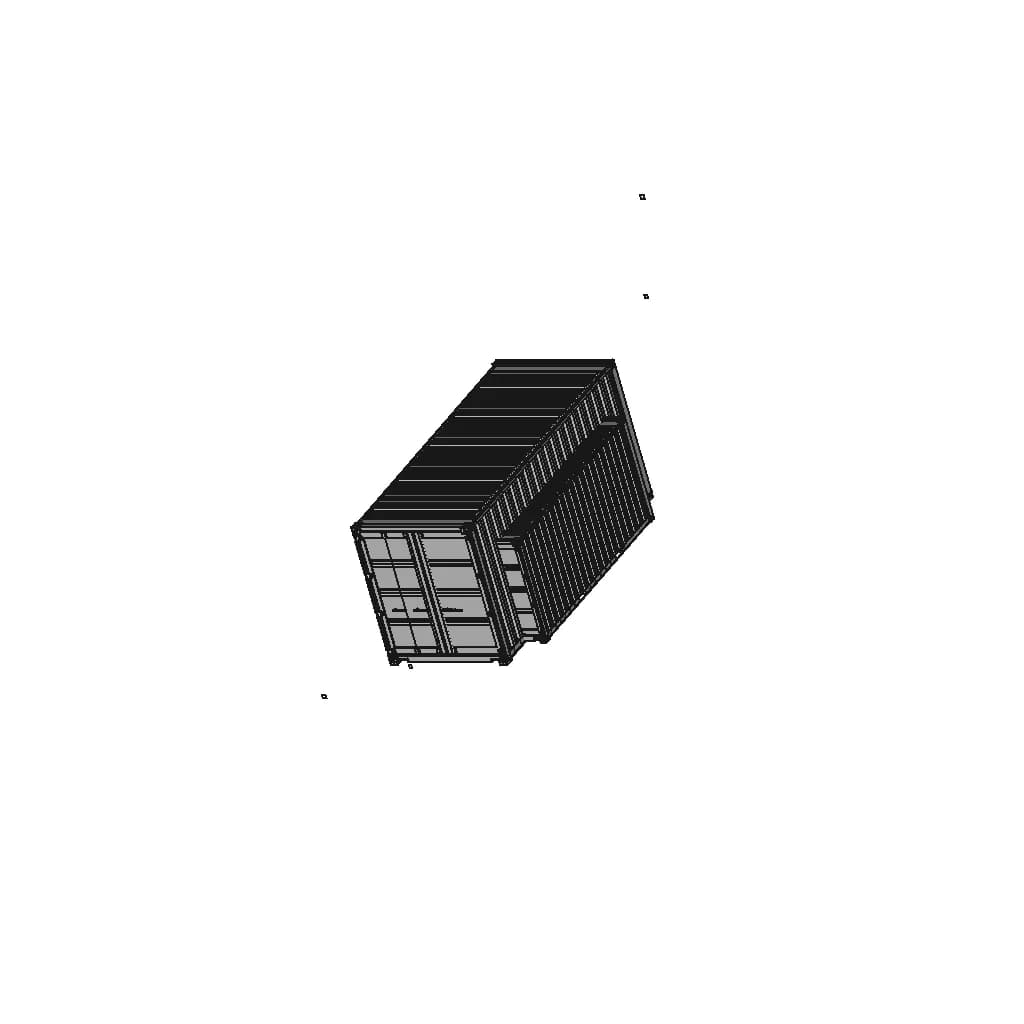 1C Sea Container 20' (Lower) | 3D Engineering Design File_60_30_degree_snapshot