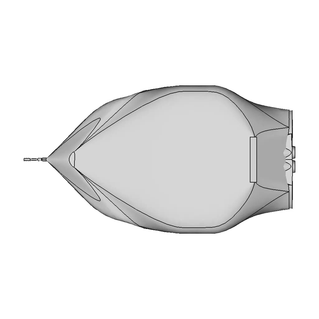 Hydrogen Fuel Cell Submersible -Concept (Military) | High-Quality CAD Model_90_0_degree_snapshot