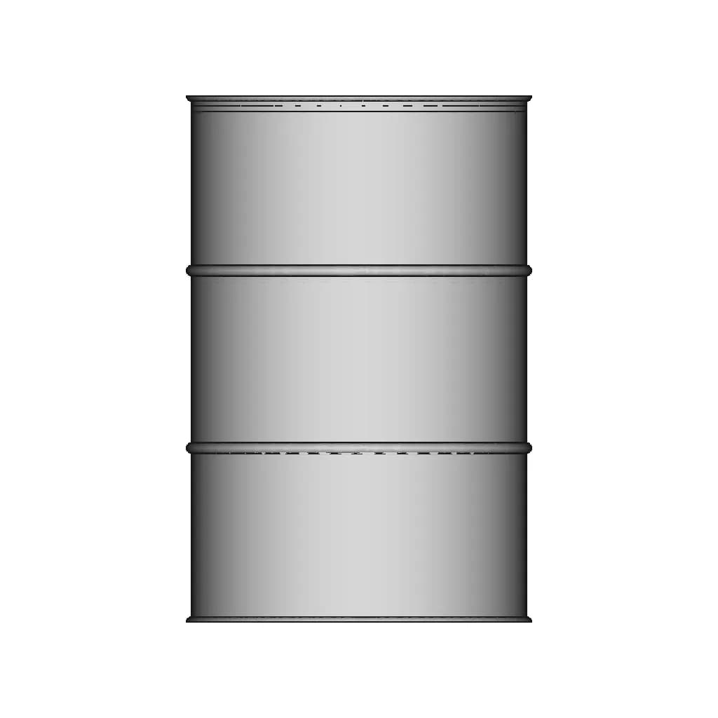 220 Litre Standard Drum - Standard Mechanical Component_0_90_degree_snapshot