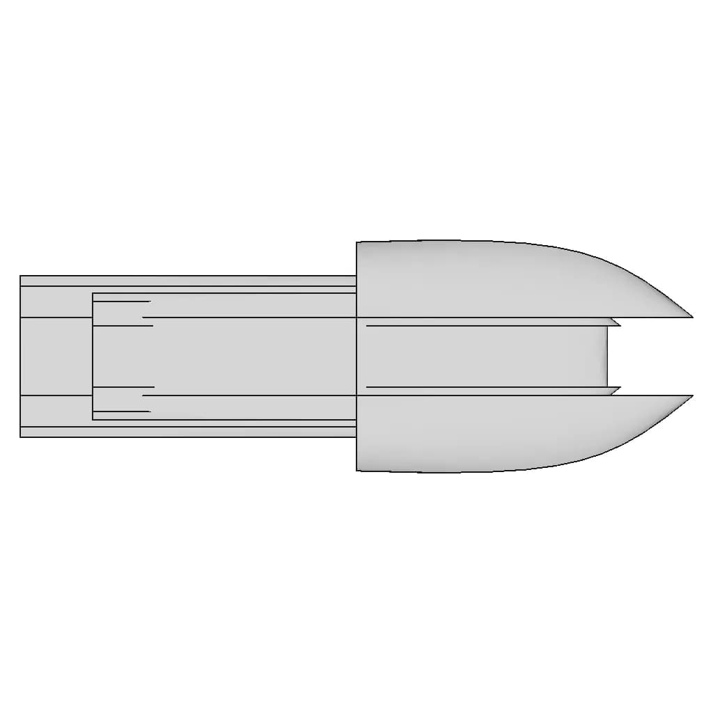 Hydroplane Boat - Standard Mechanical Component_90_0_degree_snapshot