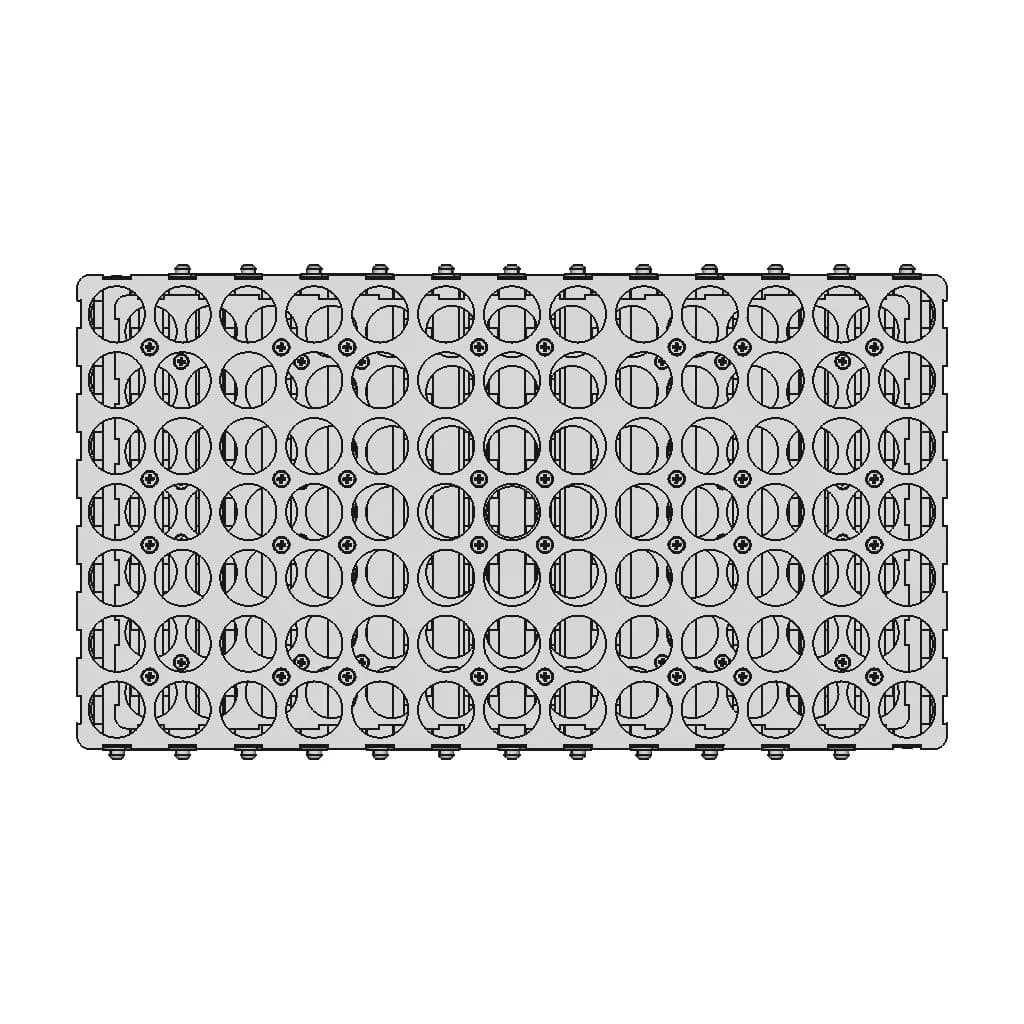 21700 Li-Ion Battery Pack (35A @ 48V = 1680 Watts) | High-Quality CAD Model_270_0_degree_snapshot
