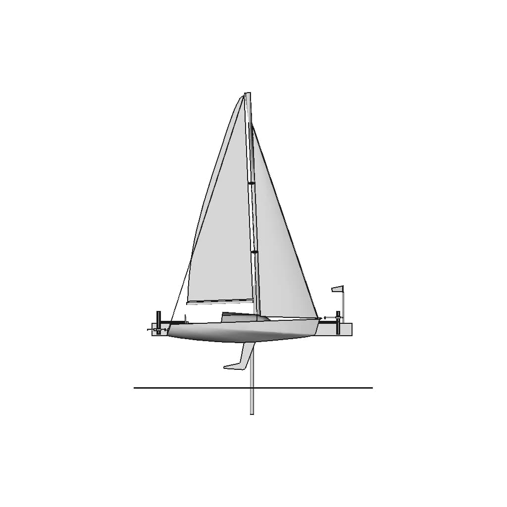 Yacht Upwind Test Rig | High-Quality CAD Model_90_0_degree_snapshot