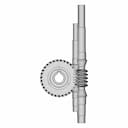 Zn Worm Gear Set 31:1 Ratio | 3D Engineering Design File_0_0_degree_snapshot