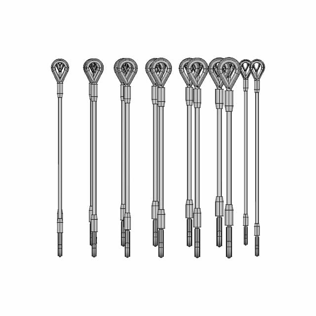 Wire Ropes - Downloadable CAD Representation