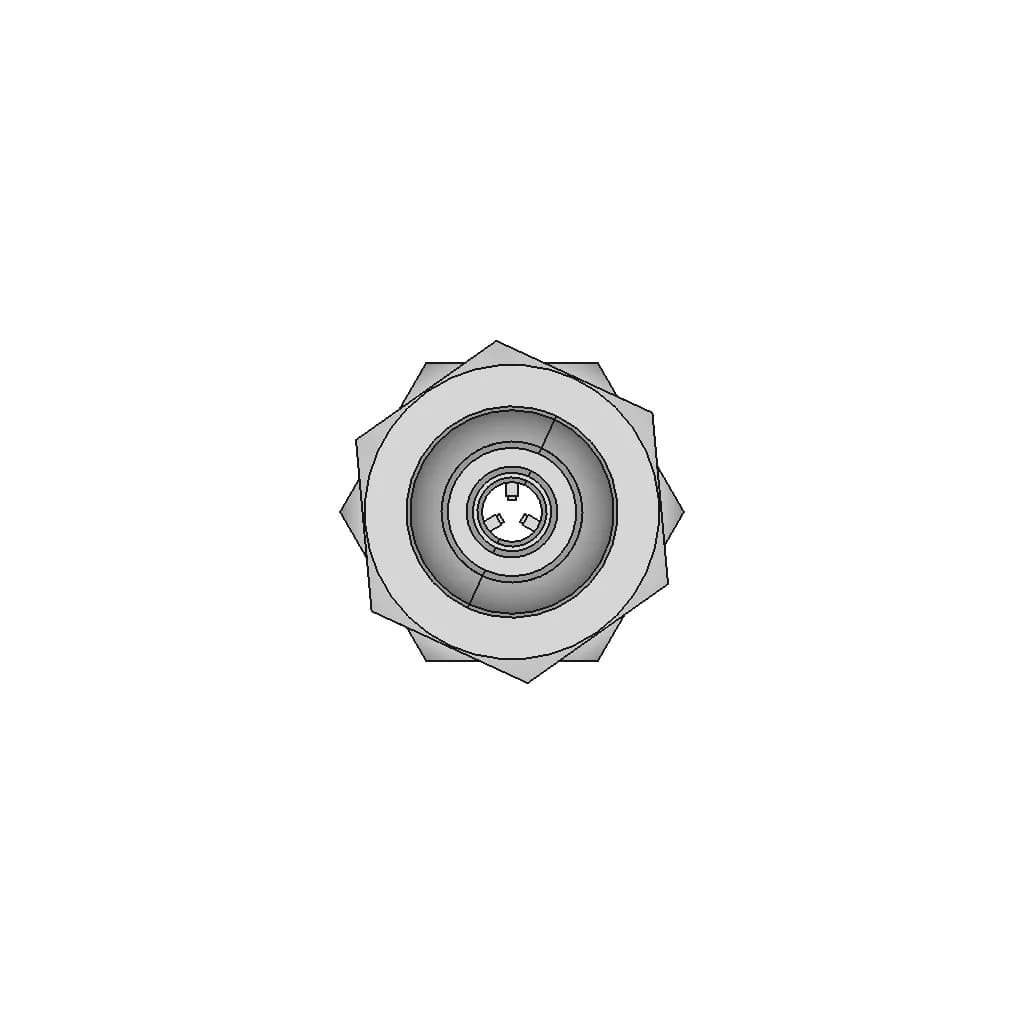Adjustable Brass Nozzle - Standard Mechanical Component_270_0_degree_snapshot
