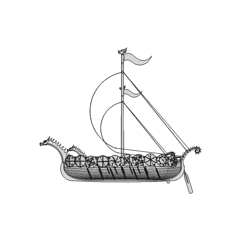 Viking Ship 12.12.2020 | 3D Engineering Design File_90_0_degree_snapshot