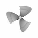 Ship Propeller | 3D Engineering Design File_90_0_degree_snapshot