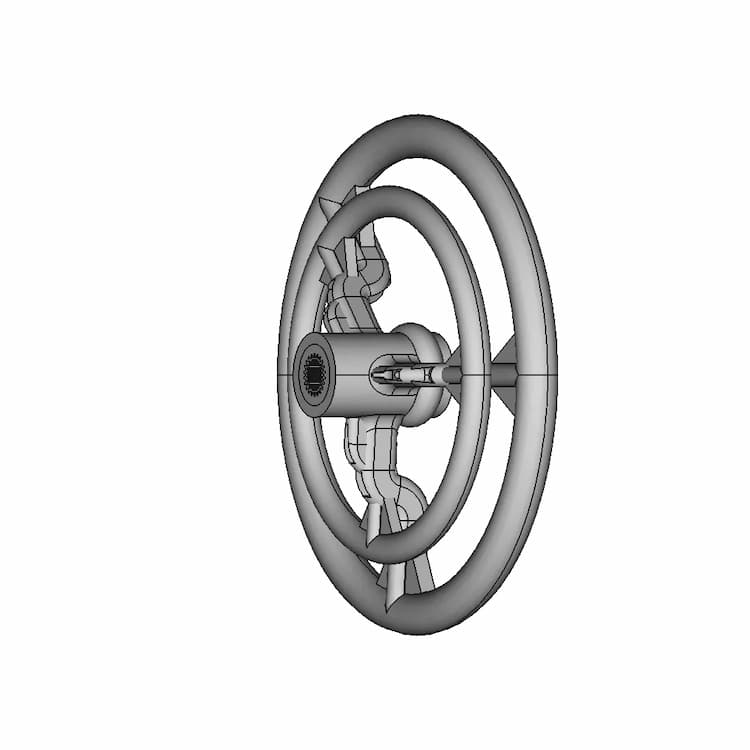 Steering Wheel | High-Quality CAD Model