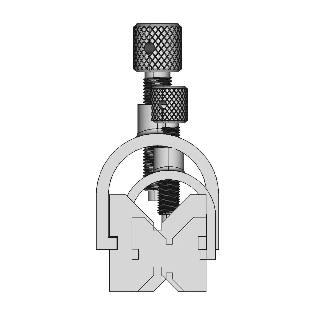 Workholding Clamp Fixture | High-Quality CAD Model_0_0_degree_snapshot