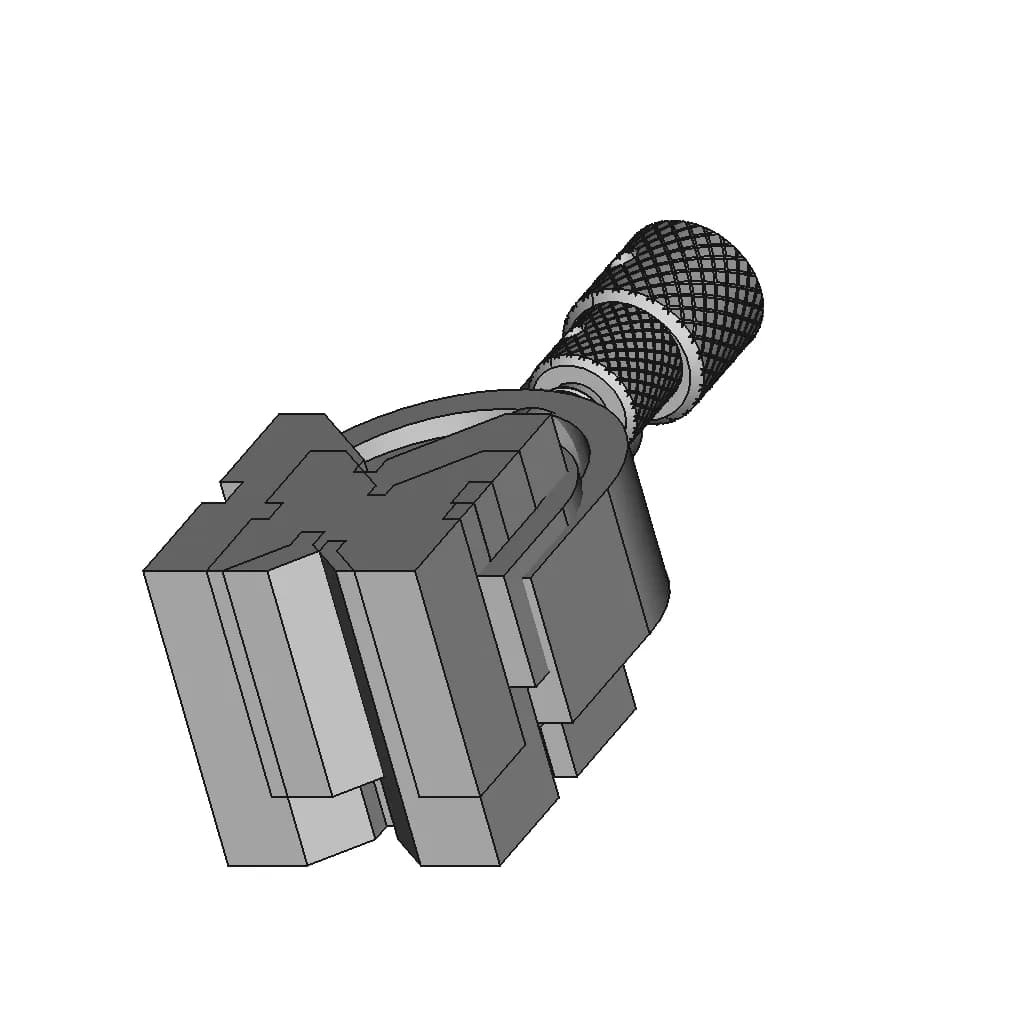 Workholding Clamp Fixture | High-Quality CAD Model_60_30_degree_snapshot