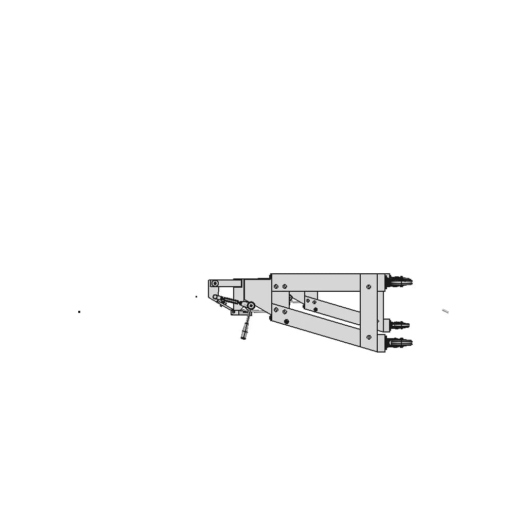 Fold-Down Bench 610 Mm Metal Manual - Downloadable CAD Representation_0_90_degree_snapshot