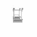 Fold-Down Bench 610 Mm Metal Manual - Downloadable CAD Representation_270_0_degree_snapshot