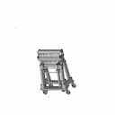 Fold-Down Bench 610 Mm Metal Manual - Downloadable CAD Representation_60_30_degree_snapshot