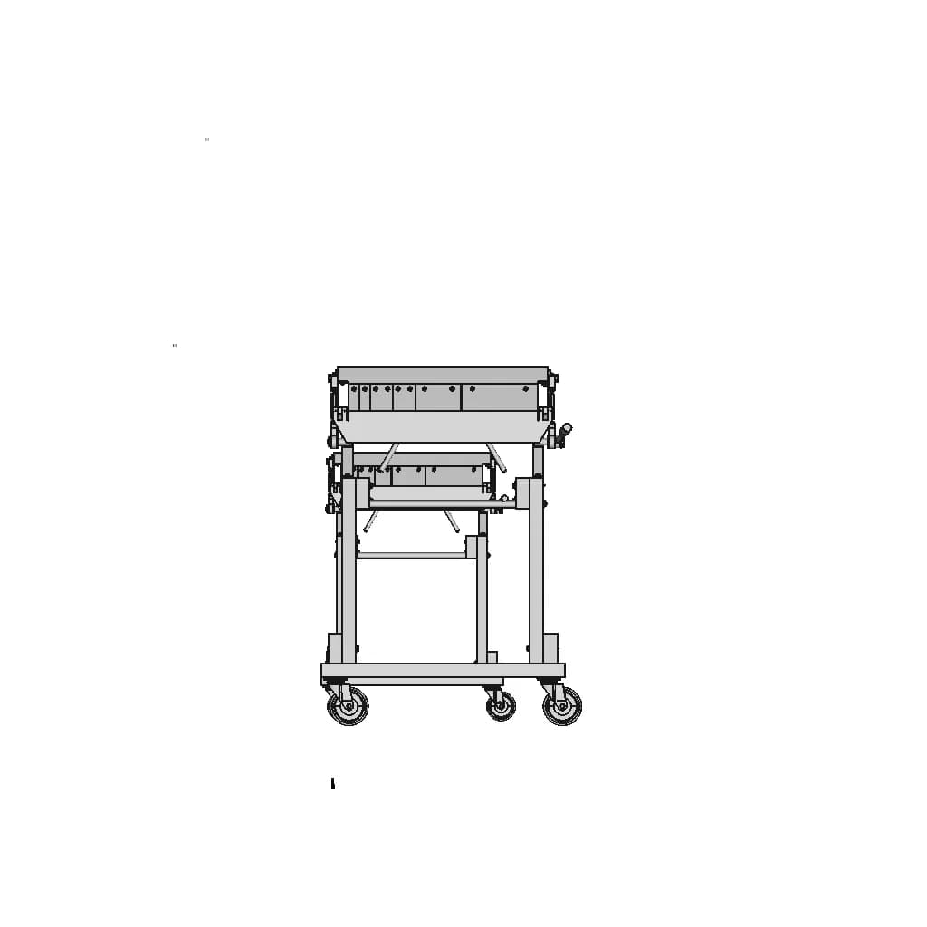 Fold-Down Bench 610 Mm Metal Manual - Downloadable CAD Representation_90_0_degree_snapshot