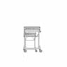 Fold-Down Bench 610 Mm Metal Manual - Downloadable CAD Representation_90_0_degree_snapshot