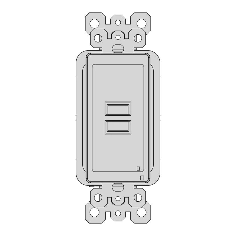 Leviton Gfrbf W Gfci 120Vac | High-Quality CAD Model