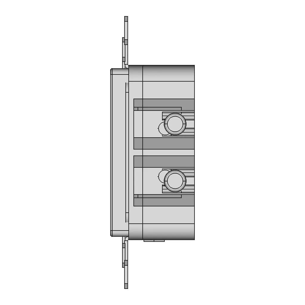 Leviton Gfrbf W Gfci 120Vac | High-Quality CAD Model_0_90_degree_snapshot