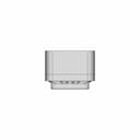Leviton Gfrbf W Gfci 120Vac | High-Quality CAD Model_270_0_degree_snapshot