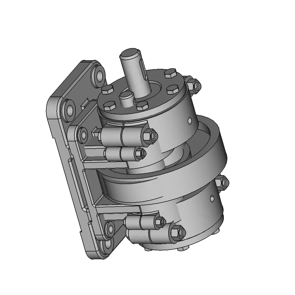 Supporting Roller | 3D Engineering Design File_60_30_degree_snapshot