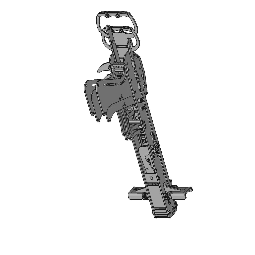 Collapsible Hand Crossbow - Standard Mechanical Component_60_30_degree_snapshot
