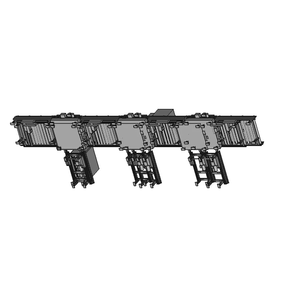 Eur Pallet Konveyor Line | 3D Engineering Design File_60_30_degree_snapshot