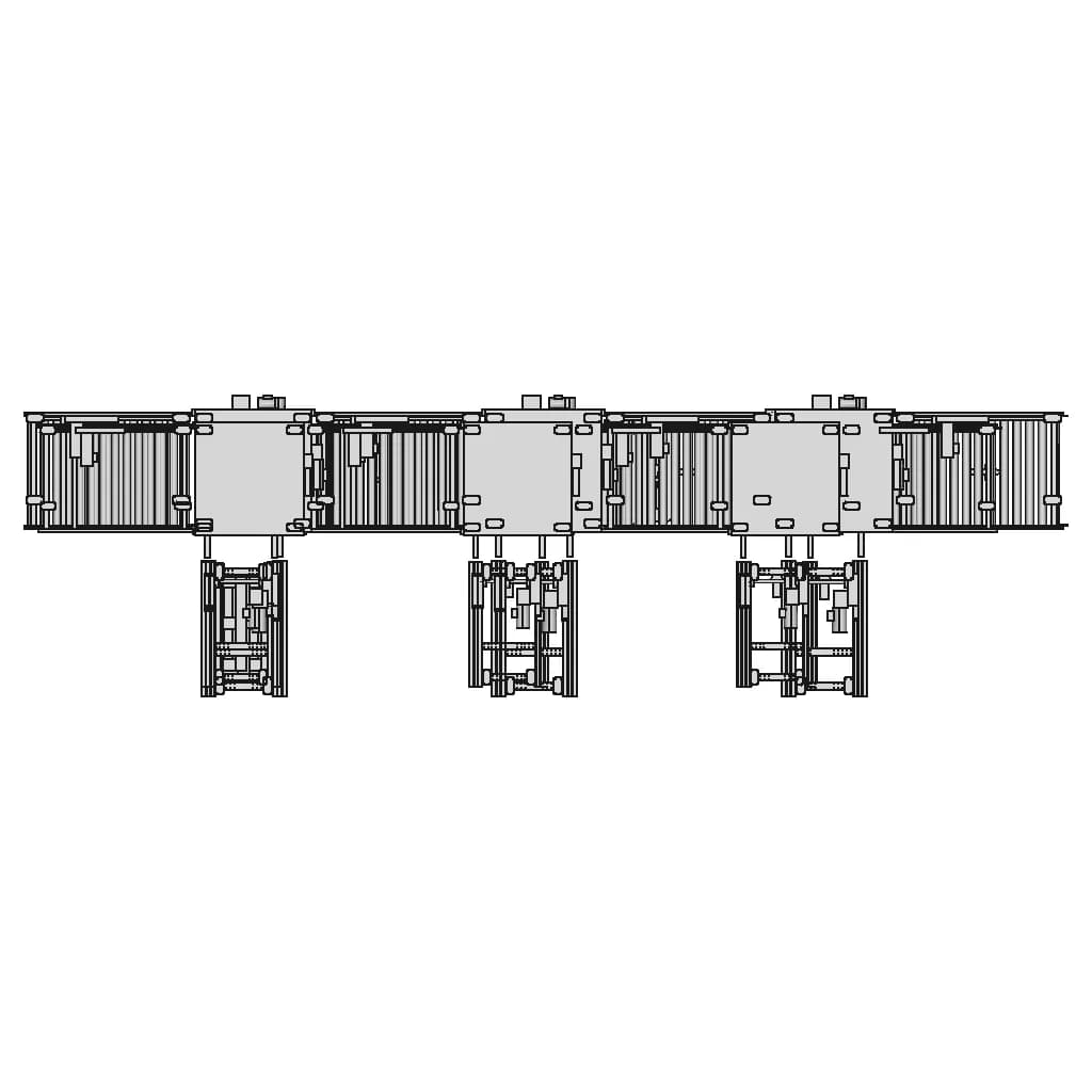 Eur Pallet Konveyor Line | 3D Engineering Design File_90_0_degree_snapshot