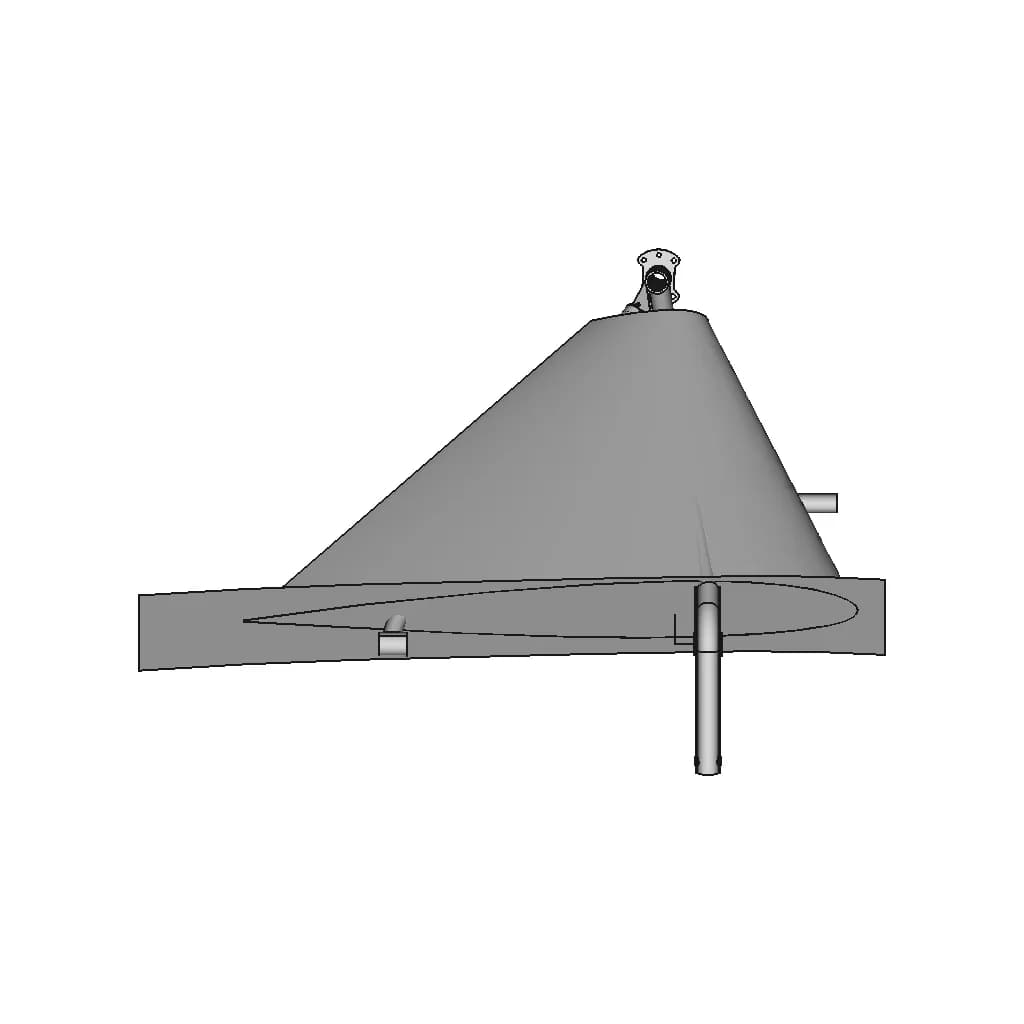 Airplane Sam 5 2Bis | High-Quality CAD Model_0_0_degree_snapshot