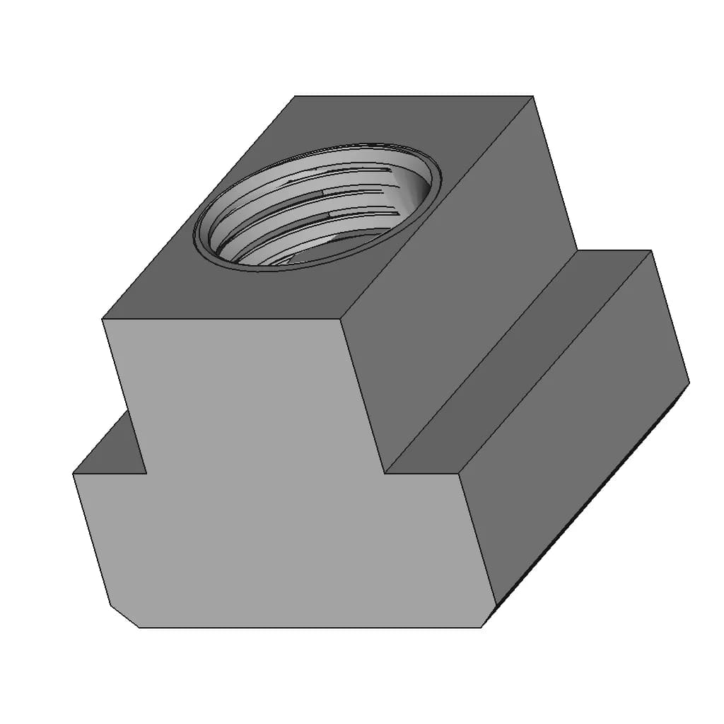 T_Nut | 3D Engineering Design File_60_30_degree_snapshot