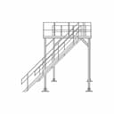 Steel Fabticated Platform | High-Quality CAD Model_0_90_degree_snapshot