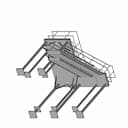 Steel Fabticated Platform | High-Quality CAD Model_60_30_degree_snapshot