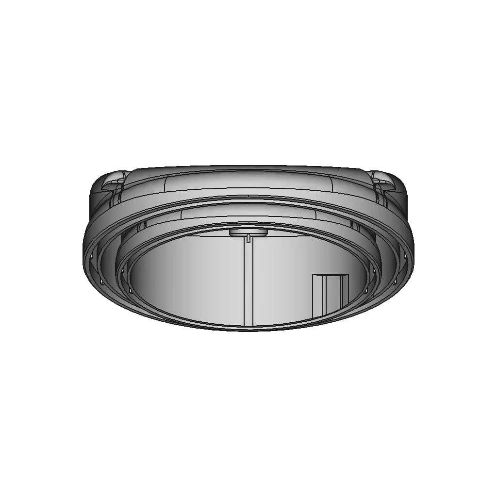 Ur10 Cb3 Wrist Joint Lid - Downloadable CAD Representation_90_0_degree_snapshot