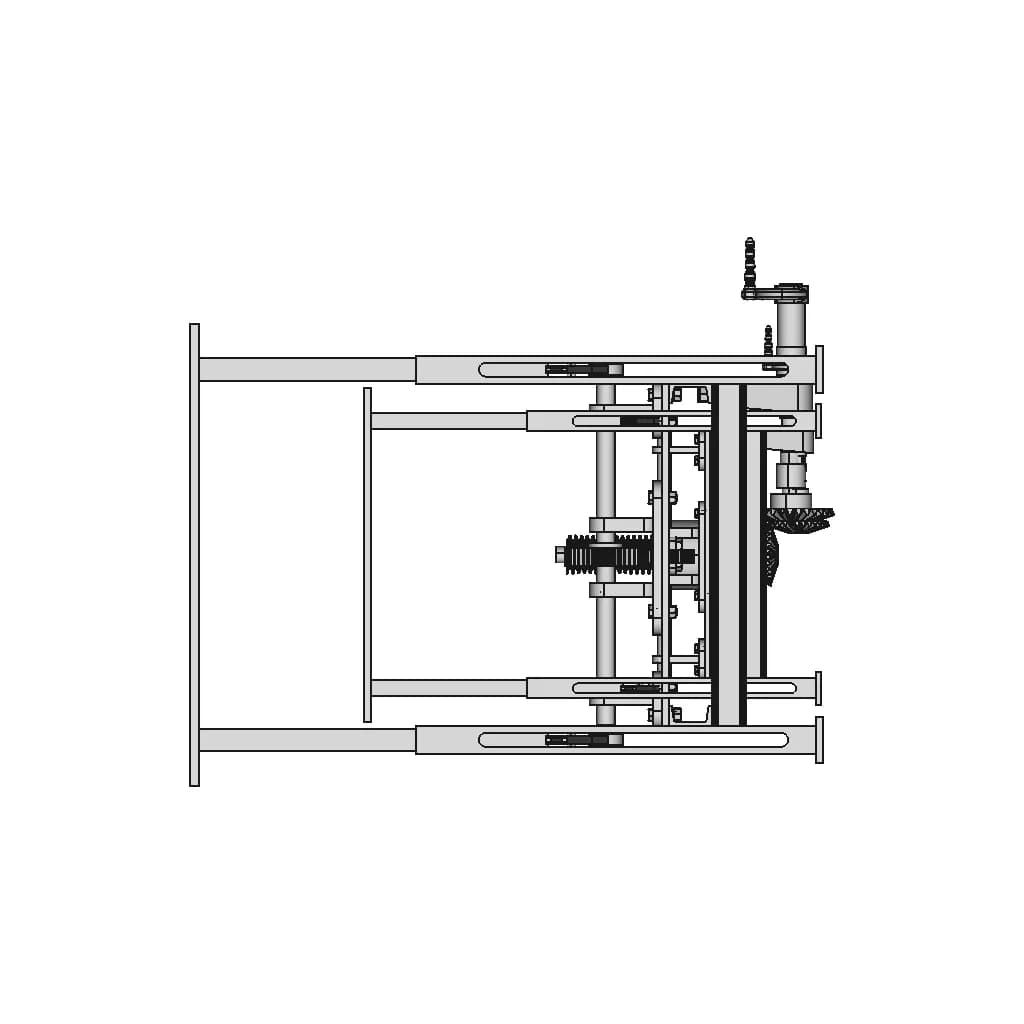 Lifting Table Lifting Fork Type | 3D Engineering Design File_0_90_degree_snapshot