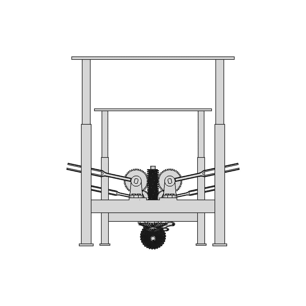 Lifting Table Lifting Fork Type | 3D Engineering Design File_90_0_degree_snapshot
