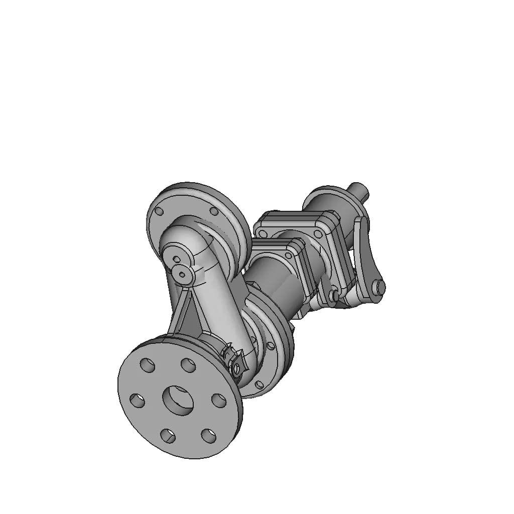 Spring Loaded Valve - Standard Mechanical Component_60_30_degree_snapshot