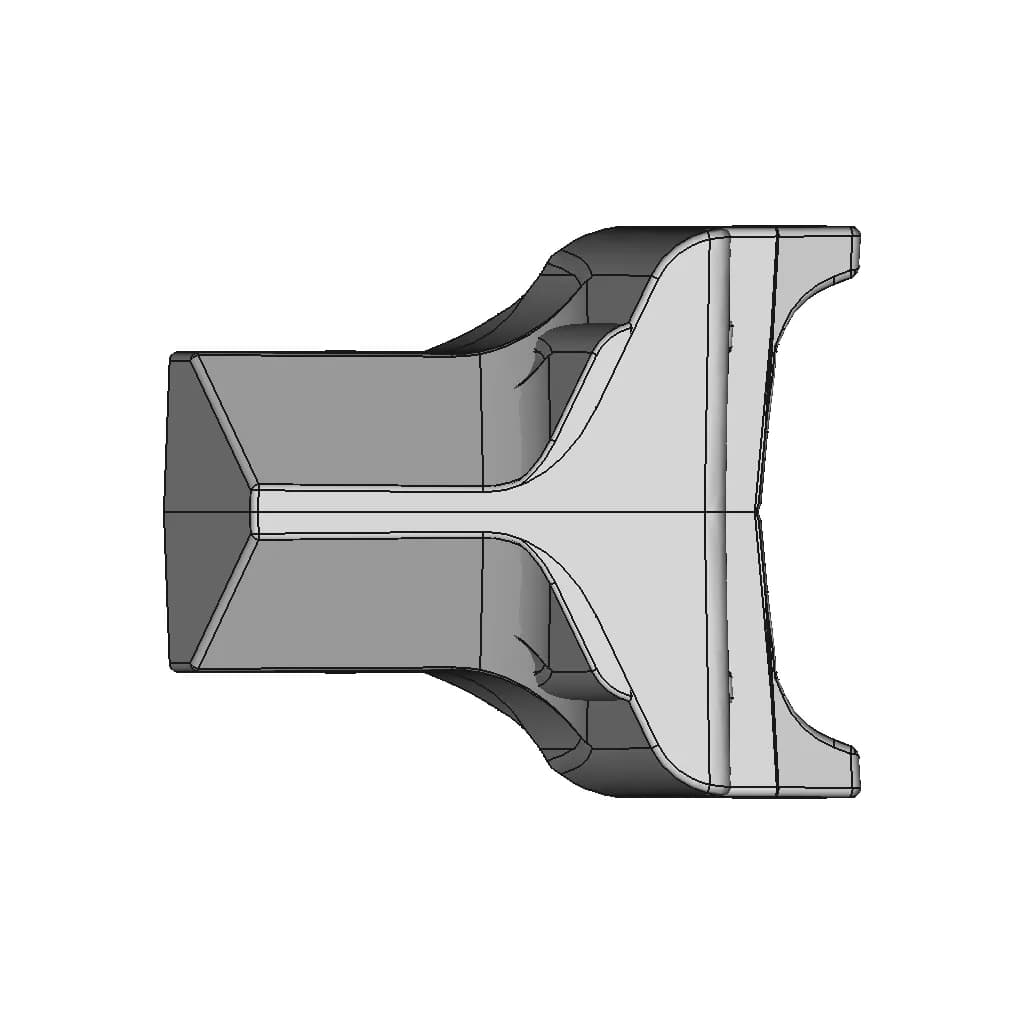 Frog Shaped - Downloadable CAD Representation_0_0_degree_snapshot