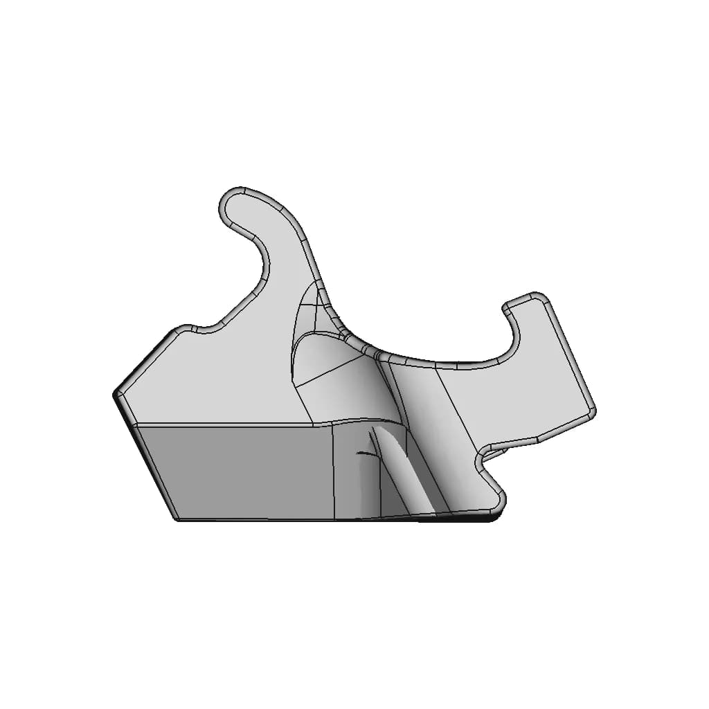 Frog Shaped - Downloadable CAD Representation_270_0_degree_snapshot