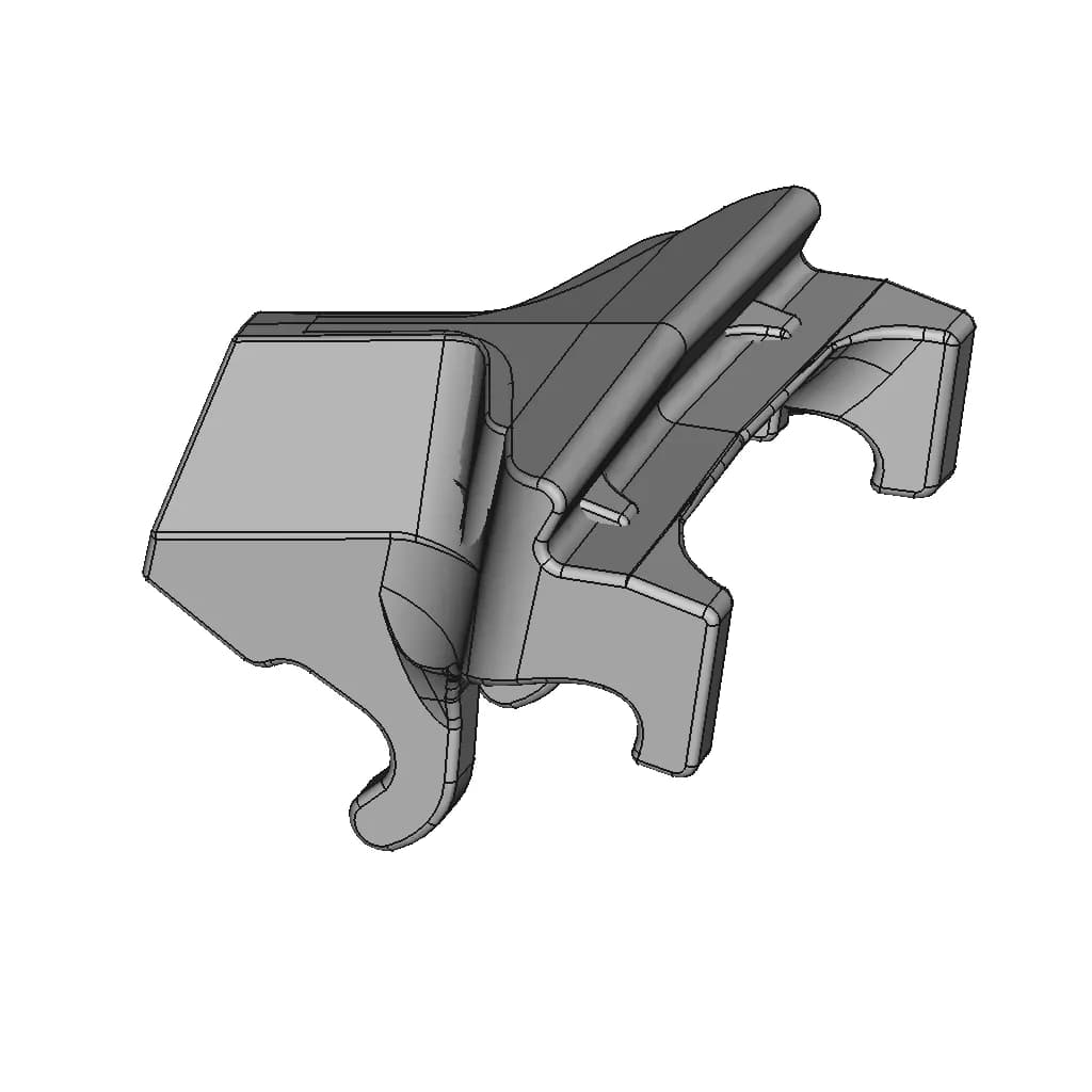 Frog Shaped - Downloadable CAD Representation_60_30_degree_snapshot