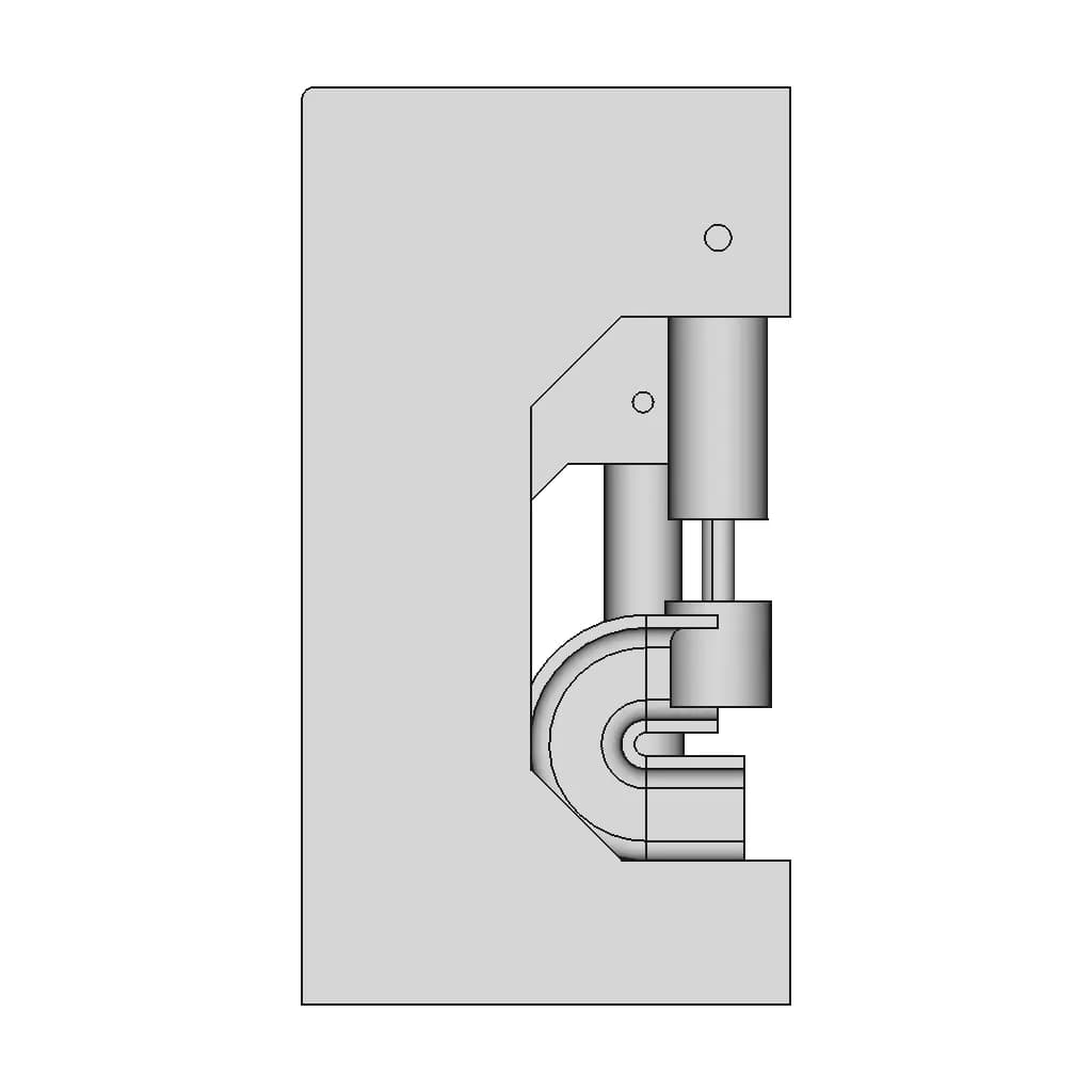 Basic Level Punching Machine | High-Quality CAD Model_0_0_degree_snapshot