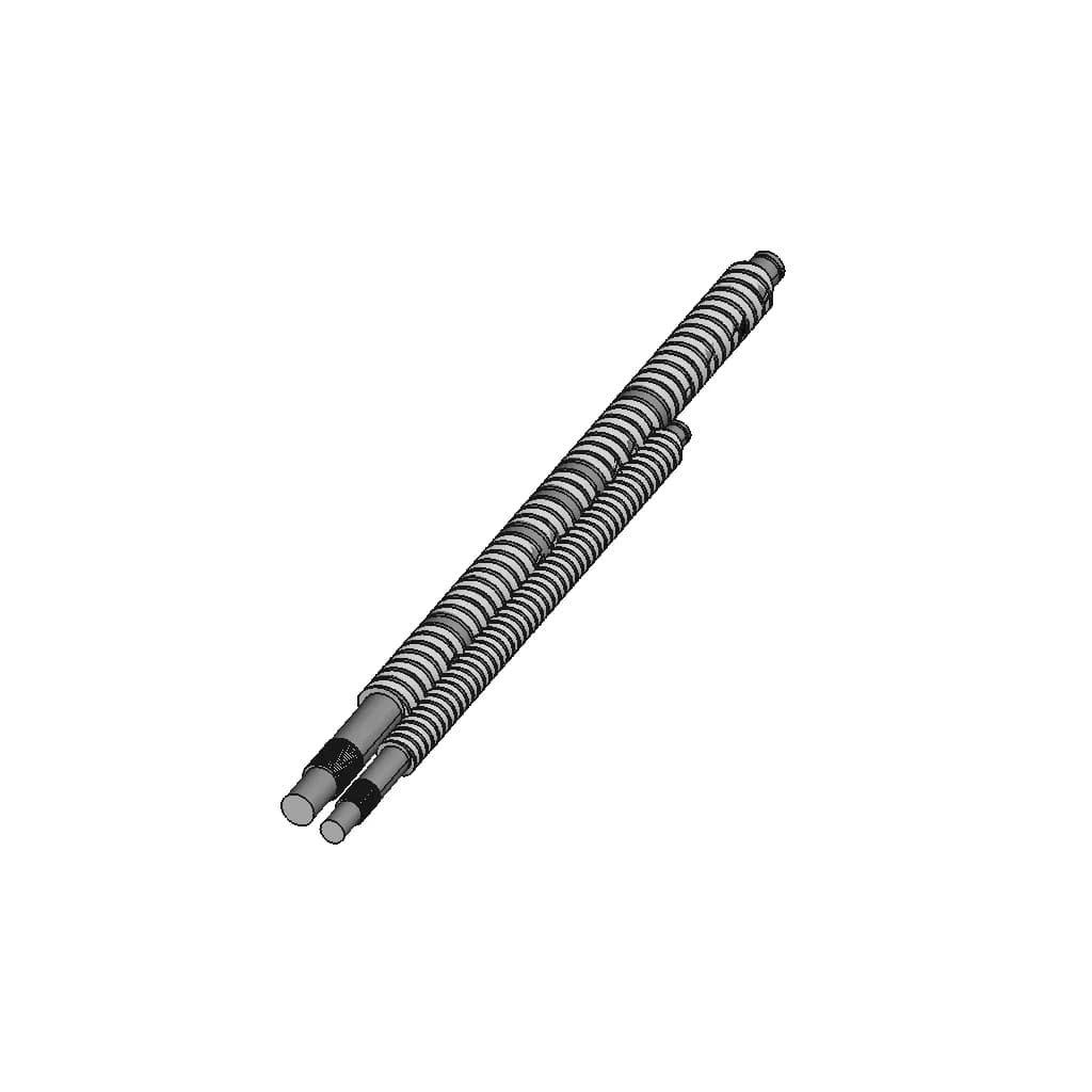 Sfu1605 Ball Screw Fusion 360 Model Customizable | 3D Engineering Design File_60_30_degree_snapshot