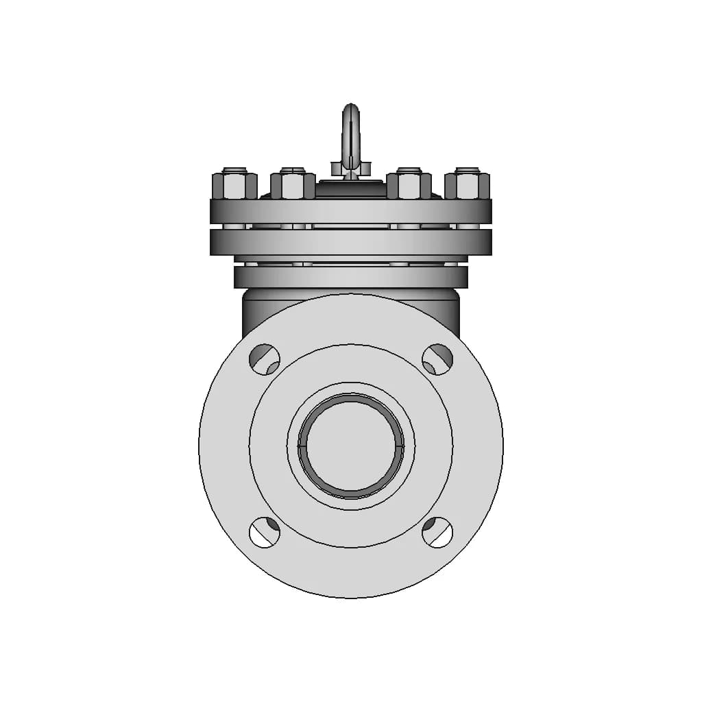 Swing Check Valve | 3D Engineering Design File_90_0_degree_snapshot