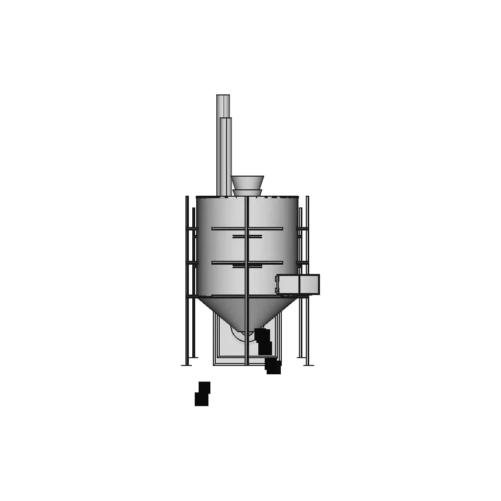 Mechanical Grains Dryer - Downloadable CAD Representation_0_270_degree_snapshot
