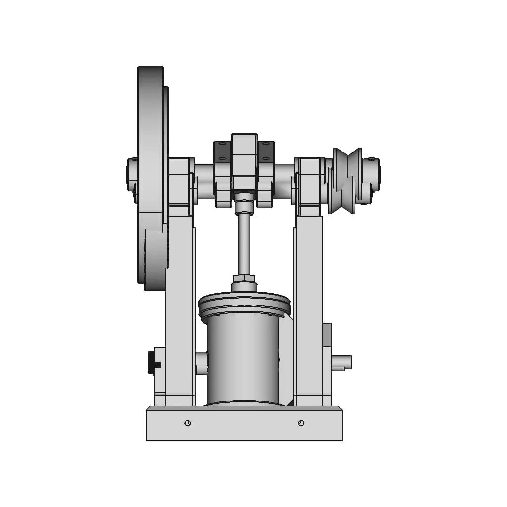 A Double Acting Oscillating | High-Quality CAD Model_0_0_degree_snapshot