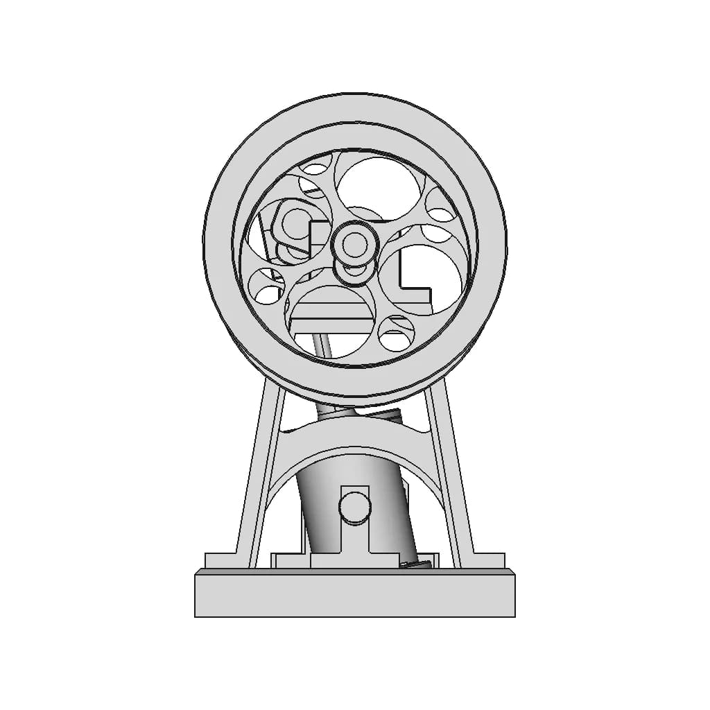 A Double Acting Oscillating | High-Quality CAD Model_0_270_degree_snapshot