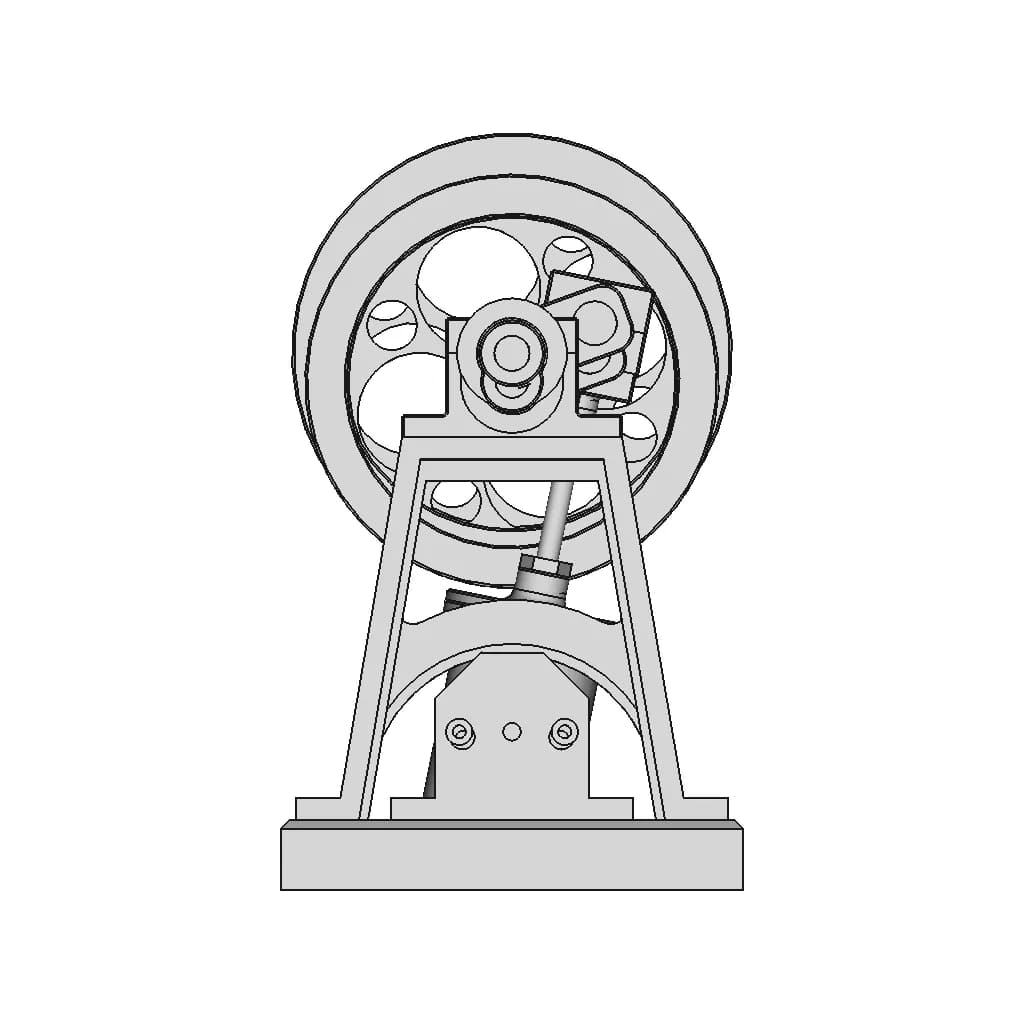A Double Acting Oscillating | High-Quality CAD Model_0_90_degree_snapshot
